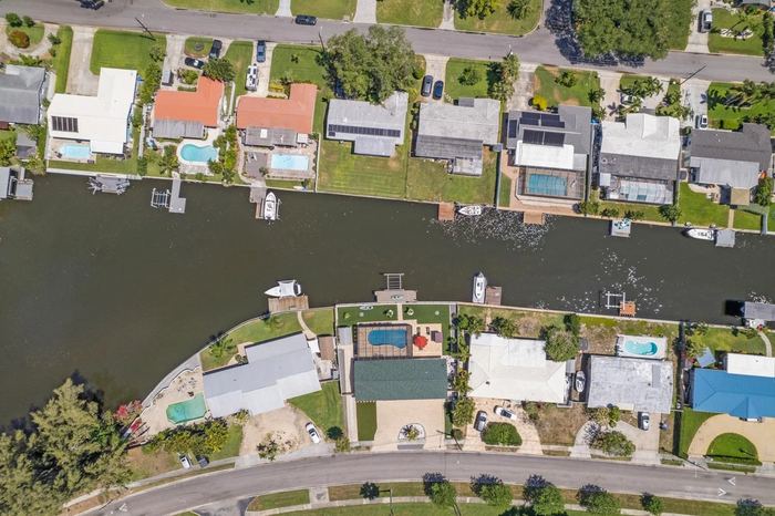 Aerial drone photo of 245 78th Ave N
