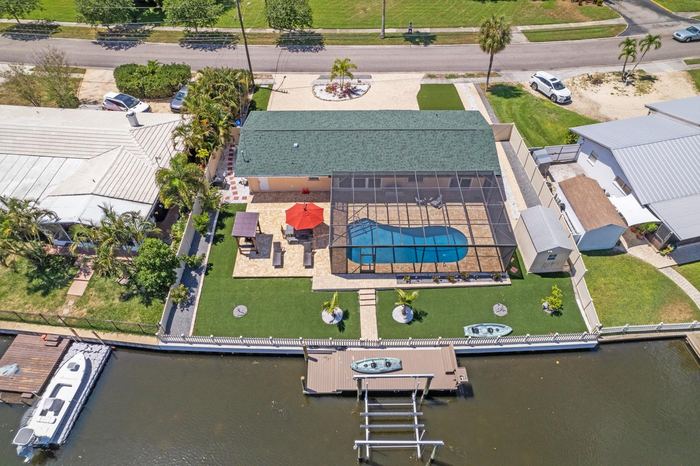 Aerial drone photo of 245 78th Ave N