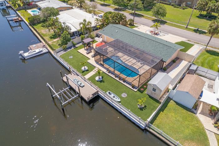 Aerial drone photo of 245 78th Ave N