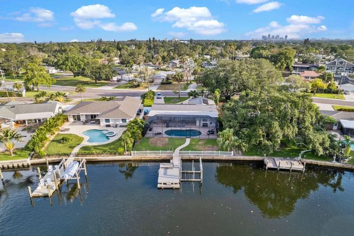 Aerial drone photo of 5119 Venetian Blvd