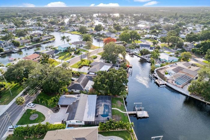 Aerial drone photo of 5119 Venetian Blvd