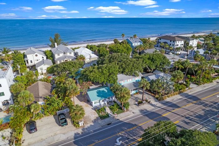 Aerial drone photo of 724 Gulf Blvd